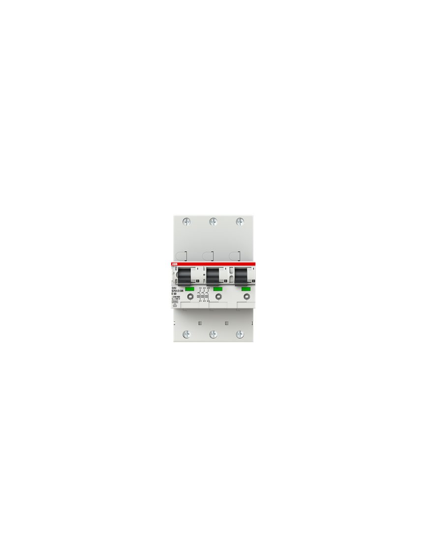 ABB S751/3DR-E63 selektiver Hauptleitungsschutzschalter E-Char. 3-polig 63 A 25 kA