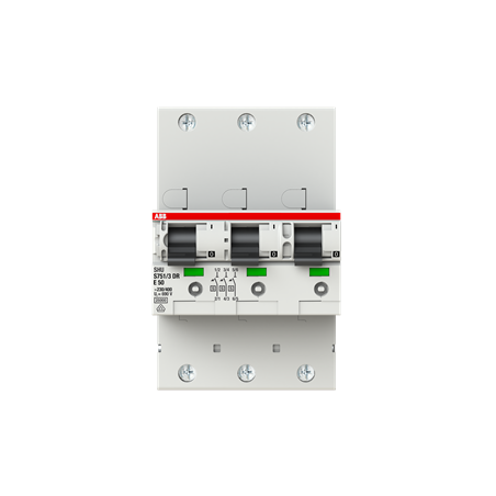 ABB S751/3DR-E63 selektiver Hauptleitungsschutzschalter E-Char. 3-polig 63 A 25 kA