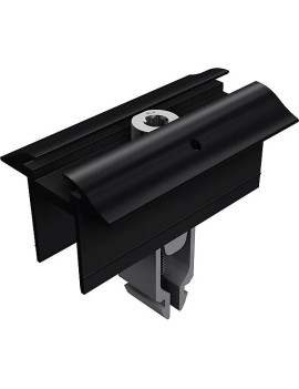 SL Rack Mittelklemme Vario mit Erdung schwarz - 96160-01