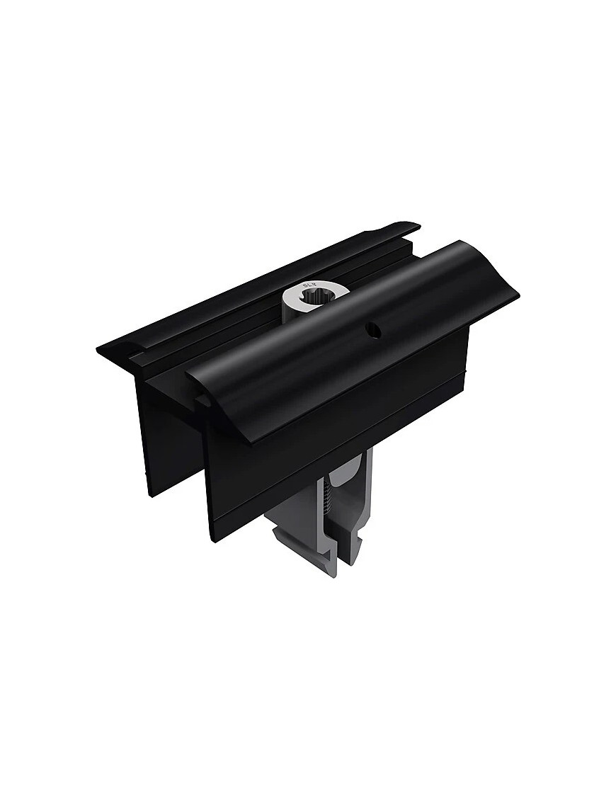 SL Rack Mittelklemme Vario mit Erdung schwarz - 96160-01