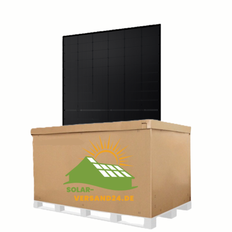 36x JA Solar JAM54D41-460/LB 460W Full Black Bifazial Solarmodul