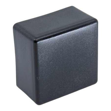 Abdeckkappe PE schwarz 40x40x25mm