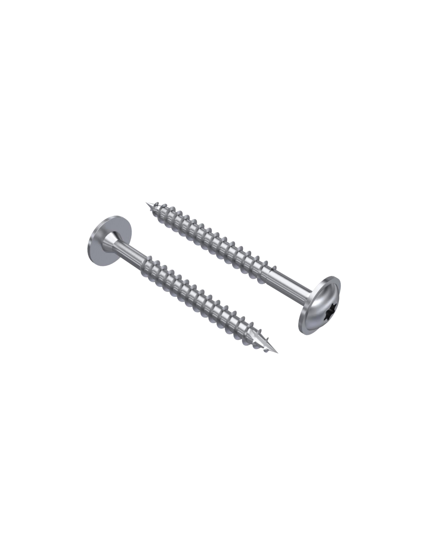 Tellerkopfschraube mit Schabenut Edelstahl A2 8x100mm